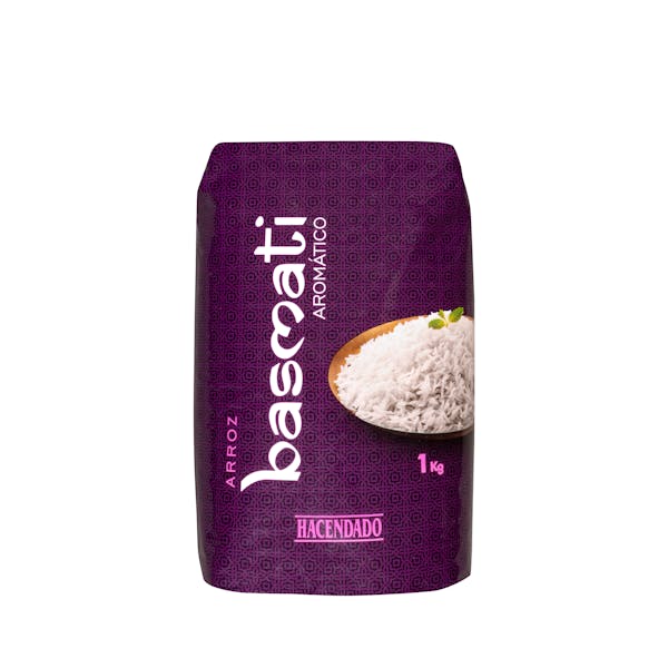 Arroz basmati aromático Hacendado
