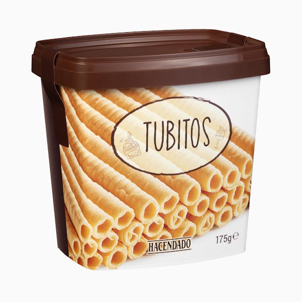 Tubitos Hacendado ideal para postres y helados